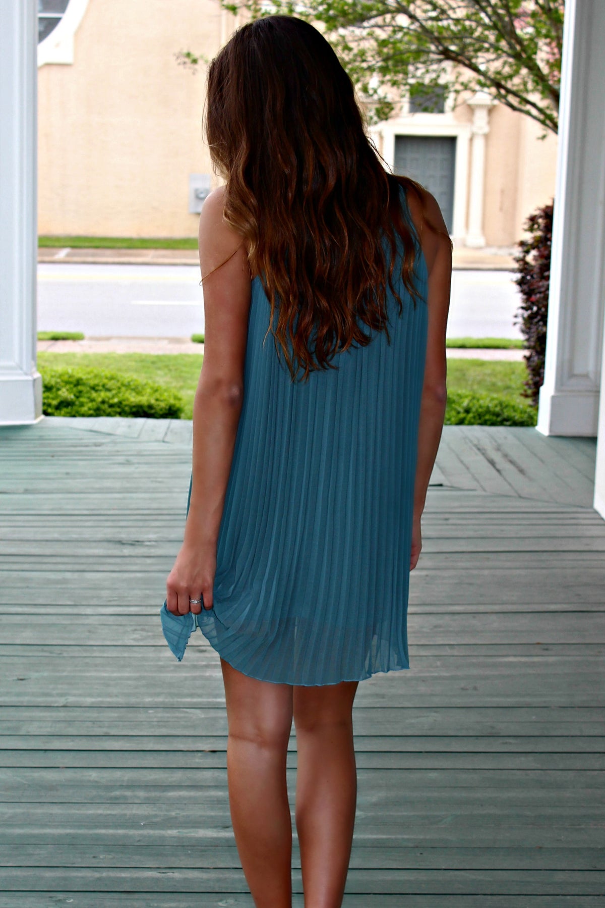 Sadie Dress, Turquoise