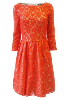 French Connection: Lizzy Dress, Red - Elise French Connection: Lizzy Dress, Red - Elise