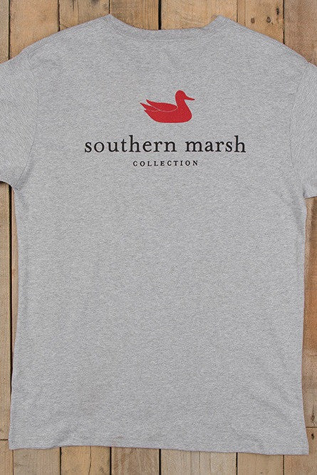 Southern Marsh: Authentic Tee, Gray