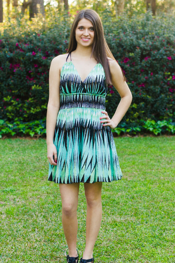 Free People: Gabriella Dress, Green
