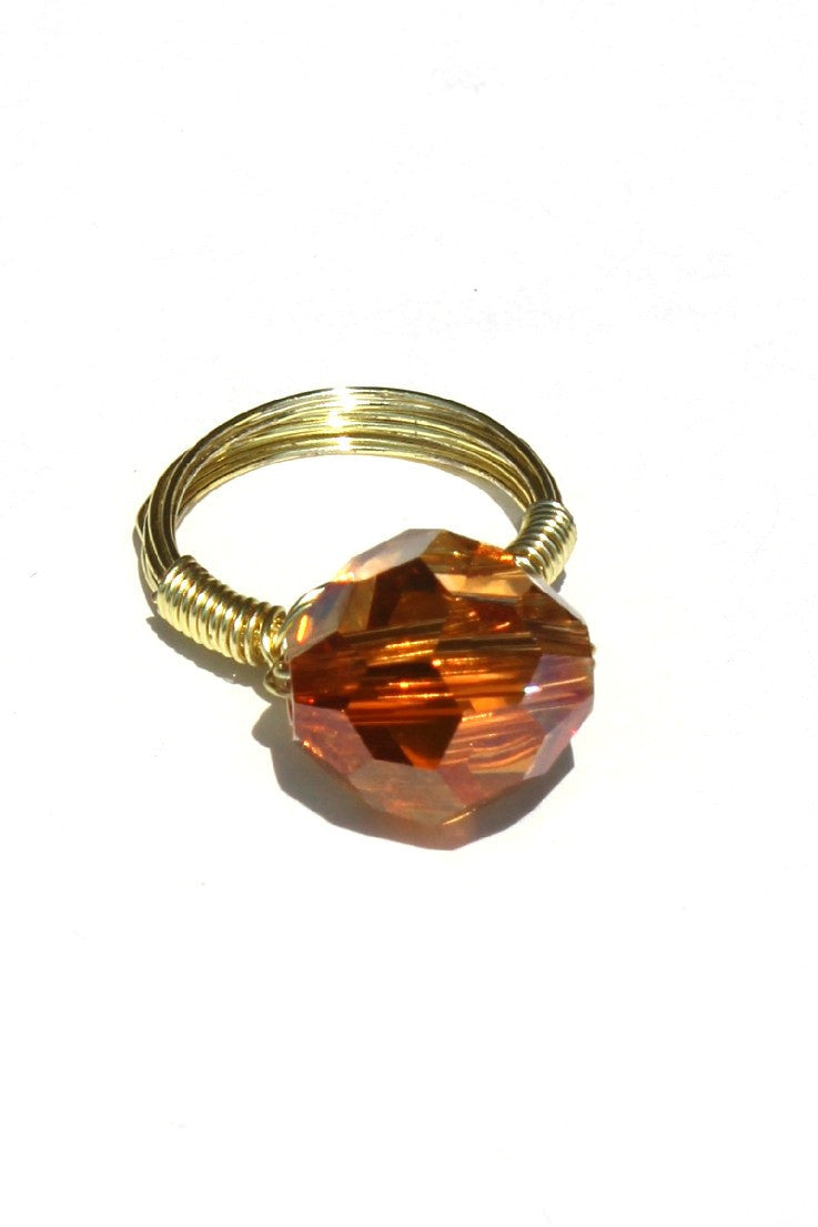 Swara Jewelry: Gemstone Ring, Red