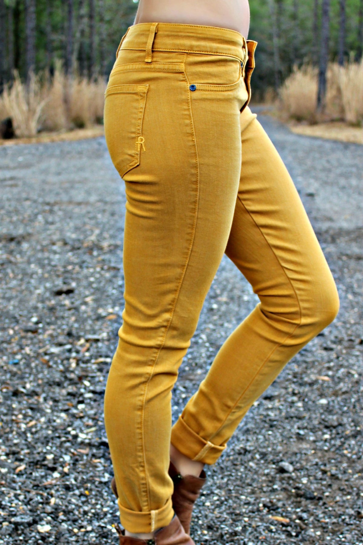 Rich &amp; Skinny: Legacy Jeans, Gold