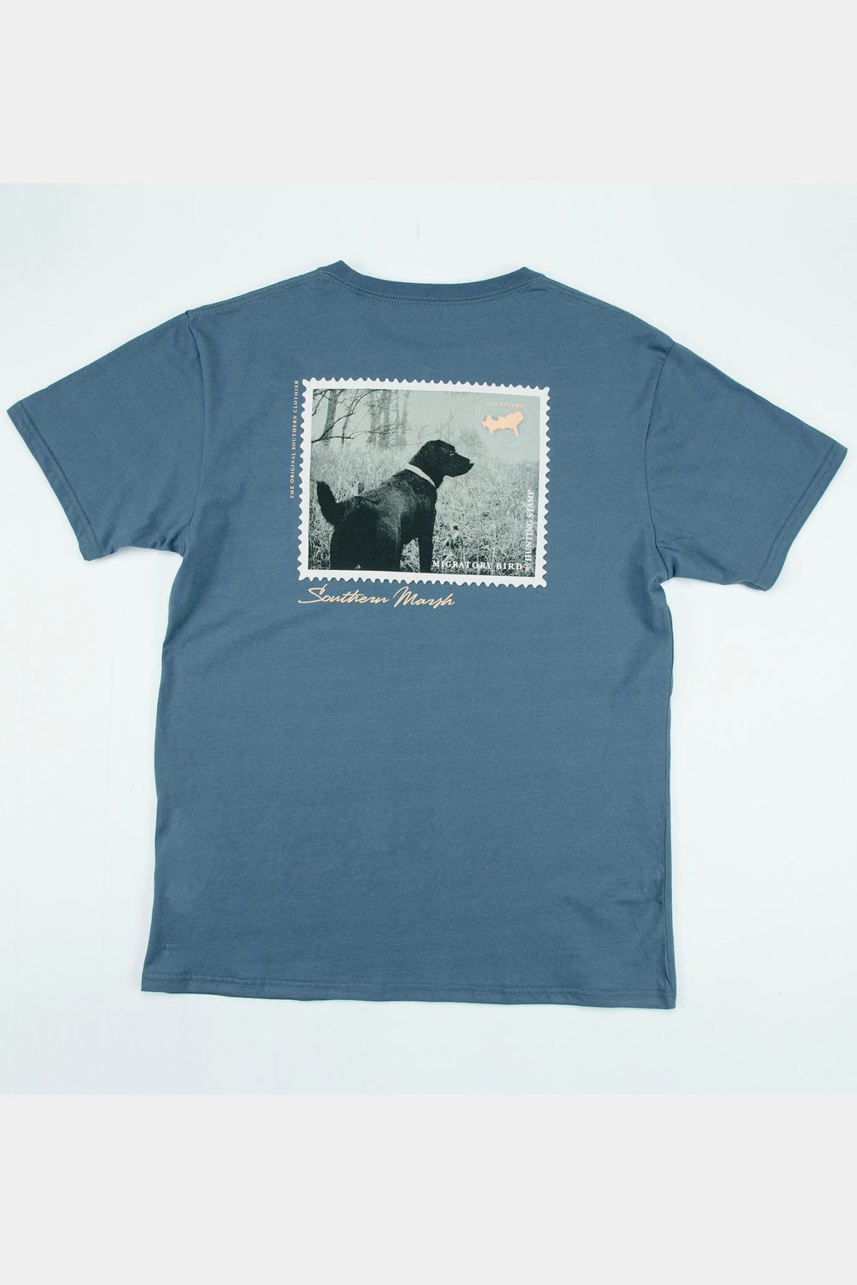 Southern Marsh: &quot;Black Lab&quot; Tee, Slate