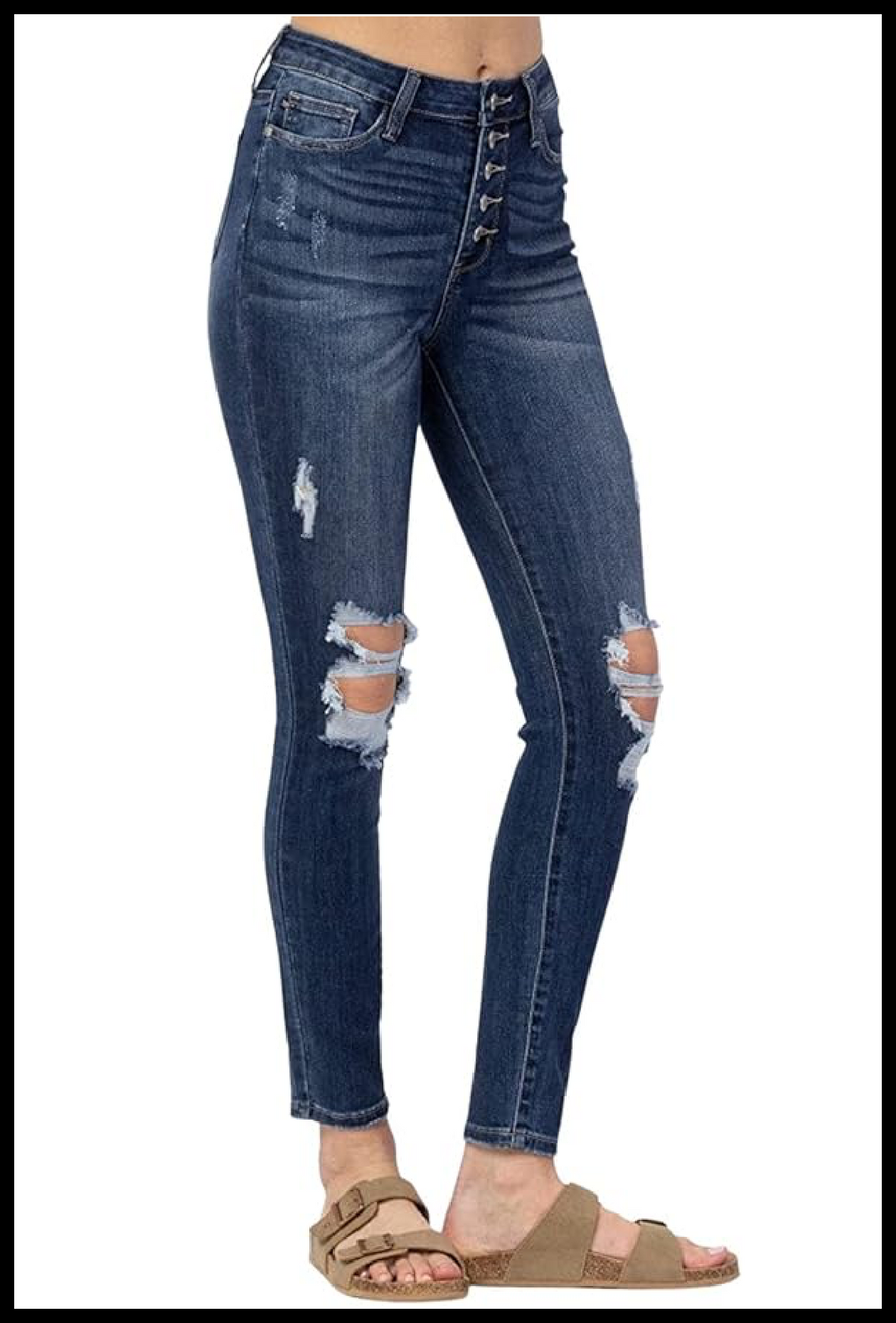 Judy Blue: Skinny Fit PLUS, Dark Blue