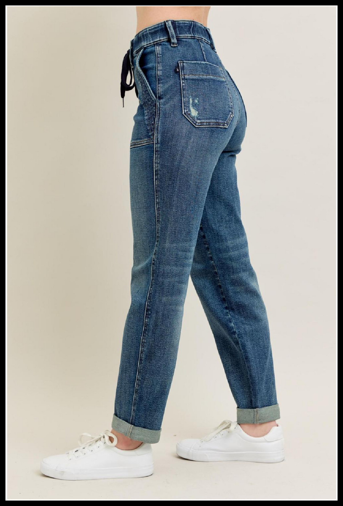 Judy Blue: Vintage Joggers PLUS, Denim