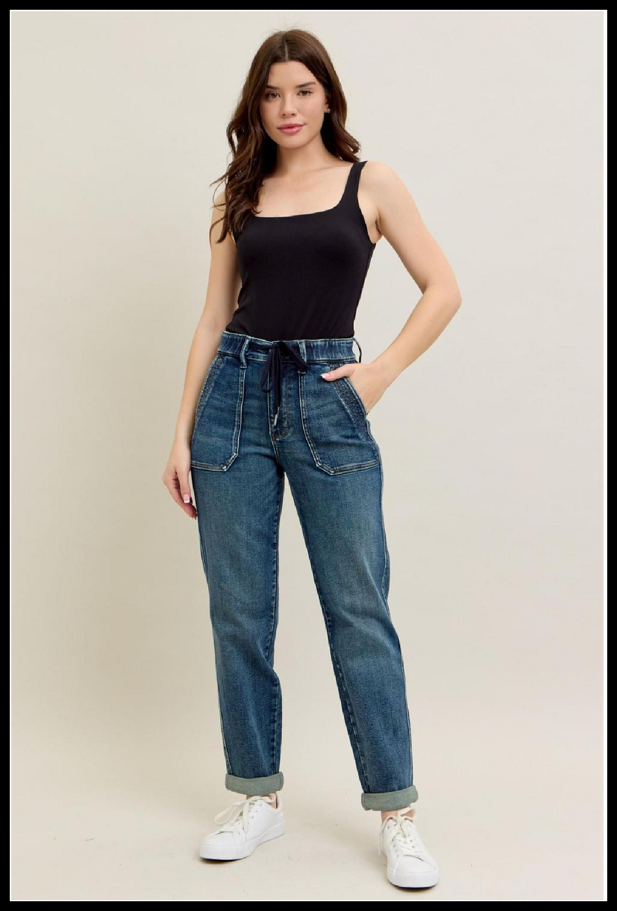 Judy Blue: Vintage Joggers PLUS, Denim