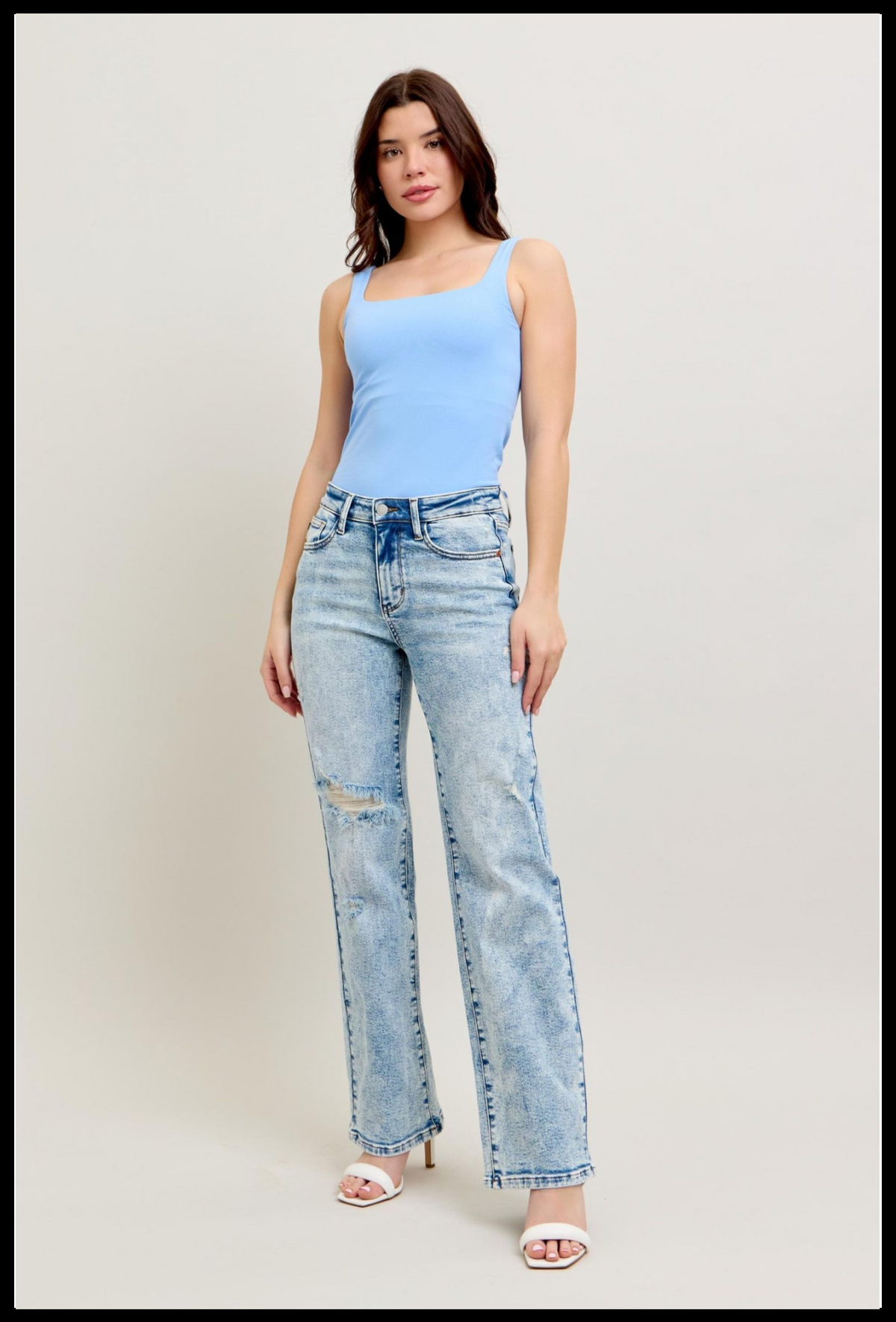 90's Straight Denim PLUS, Light