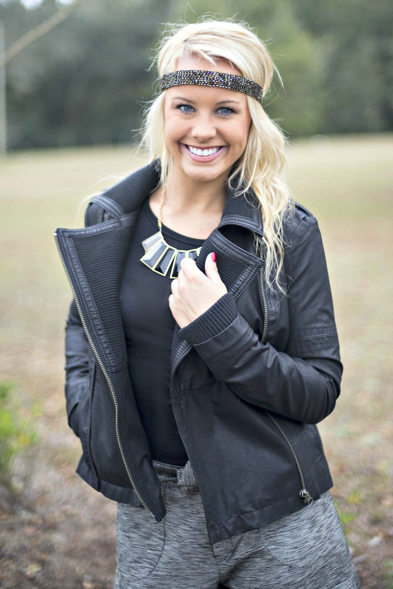 Free People: Carly Jacket, Black