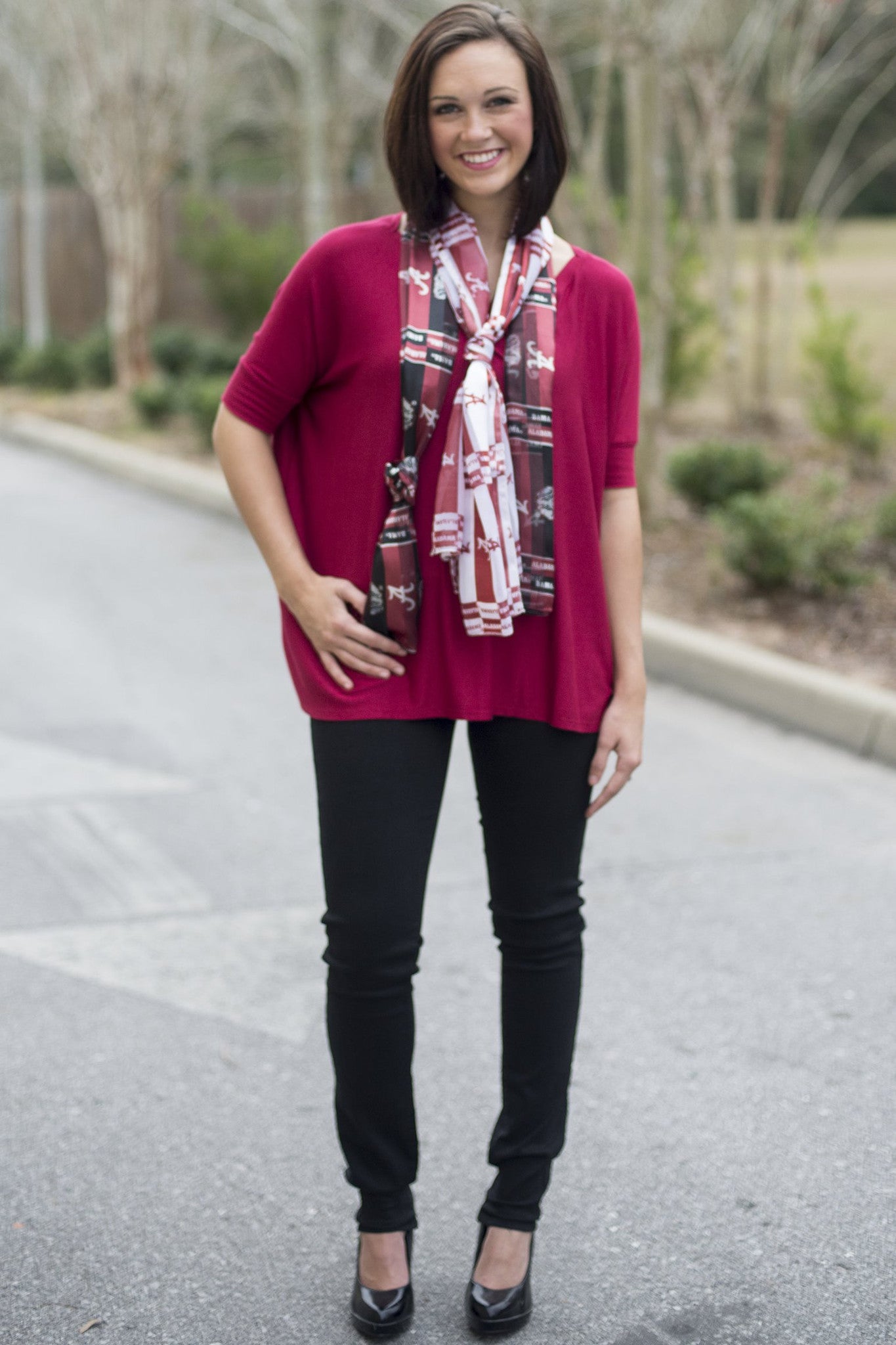 University of Alabama Scarf, Crimson