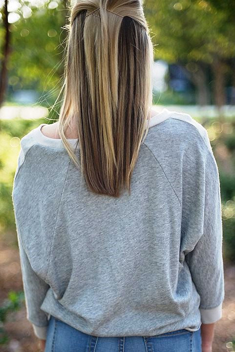 Kensie: Sarah Sweatshirt, Gray