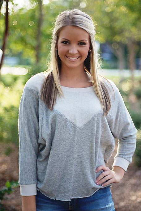 Kensie: Sarah Sweatshirt, Gray