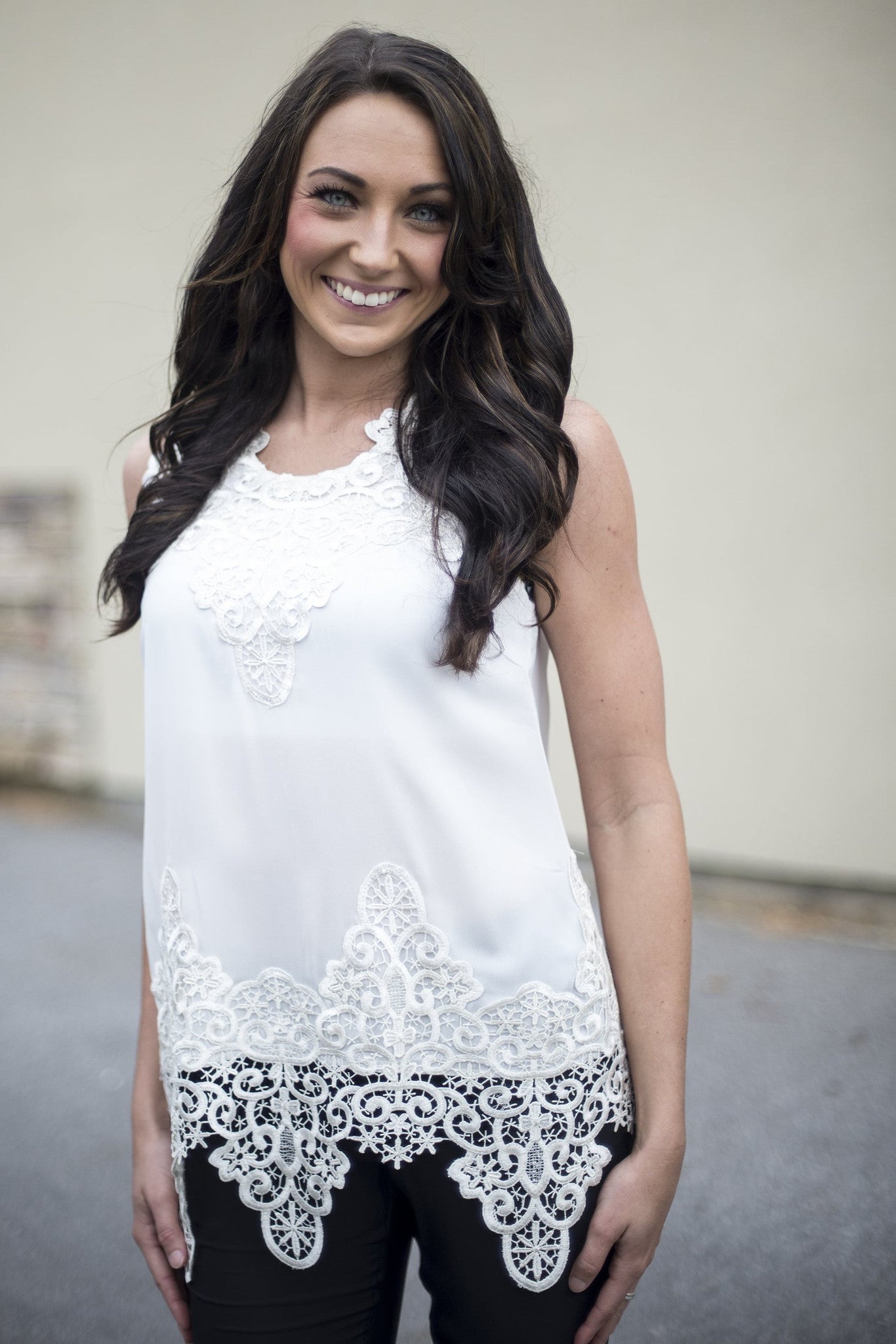 Karlie: Jamie Tank, White