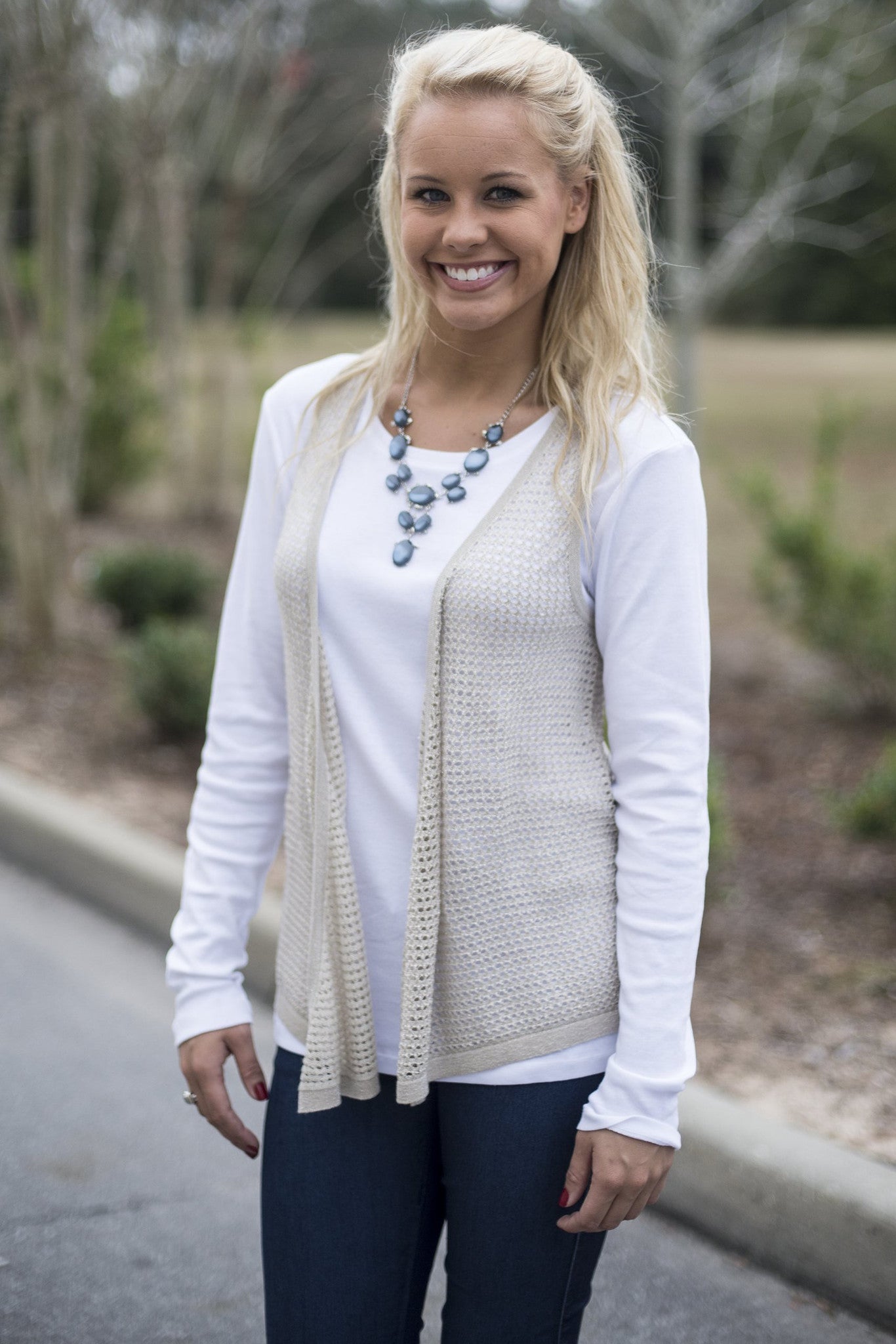 Kensie: Kalli Vest, Ivory