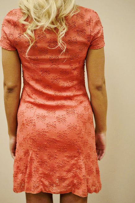 Free People: Brianna Dress, Coral