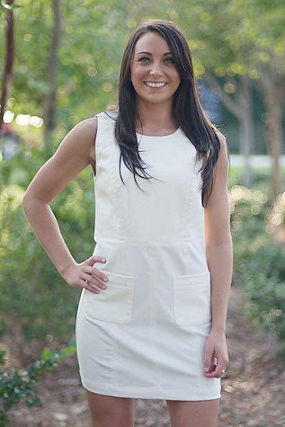 Audrey Dress, White