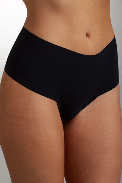 Hanky Panky: BARE &quot;Godiva&quot; Hi-Rise Thong, Black