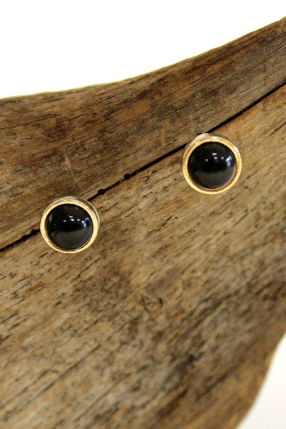 Classic Stud Earrings, Black