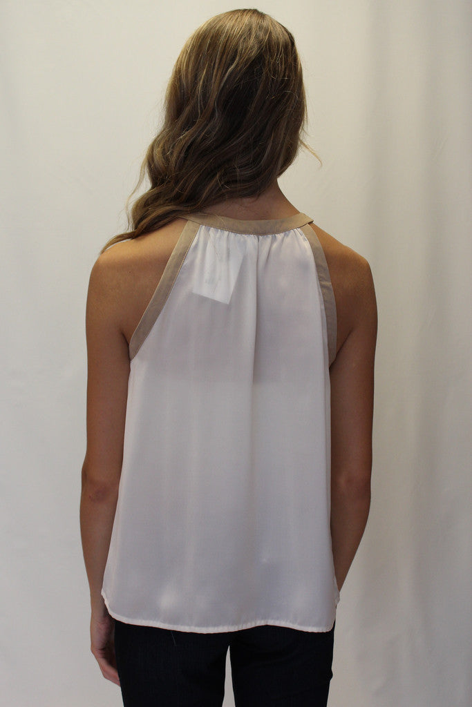 Kensie: Madison Chiffon Top, Ivory