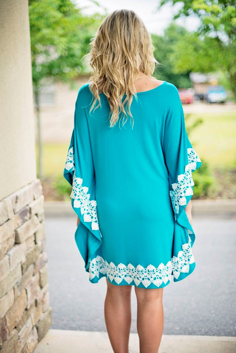 Southern Frock: Tarah Kaftan, Turquoise