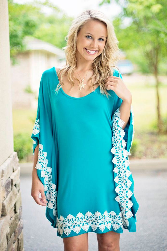 Southern Frock: Tarah Kaftan, Turquoise