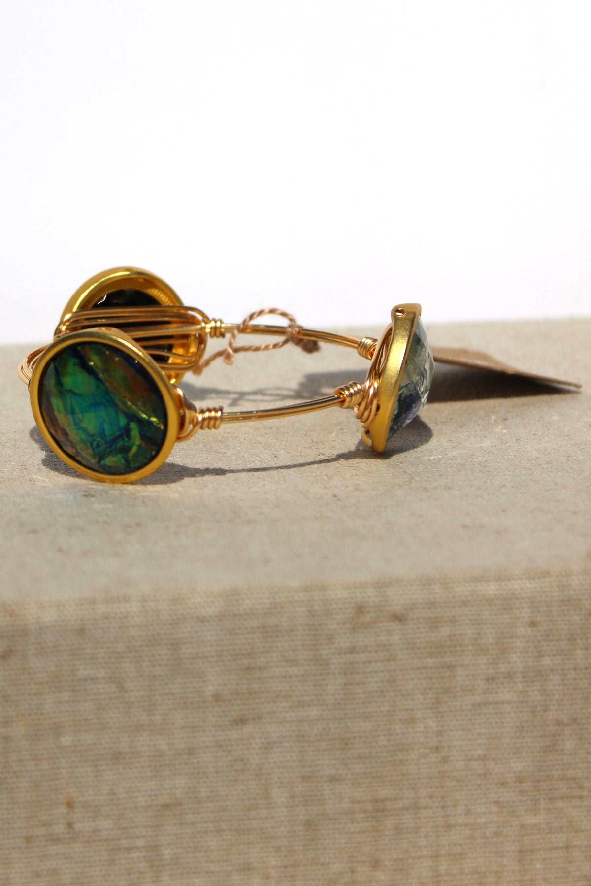 Iridescent Bangle, Green