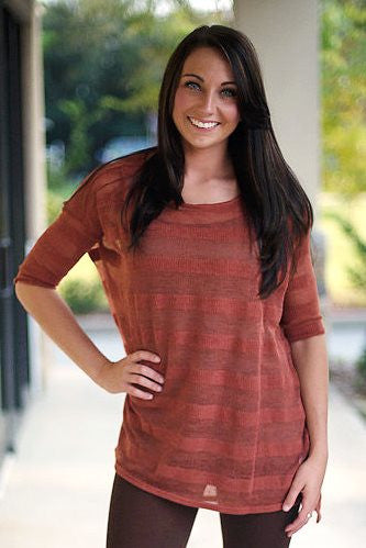 Mink Pink: Kendall Tunic Tee, Red