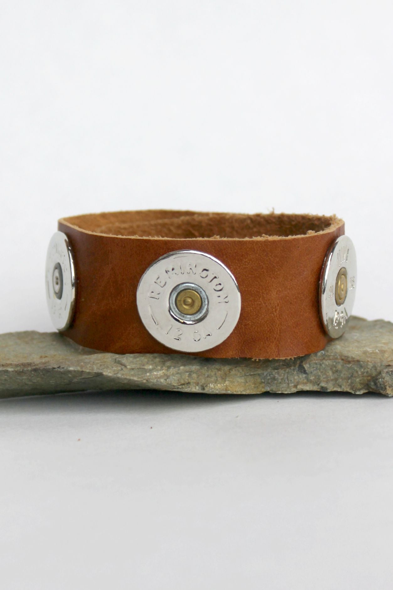 Lizzy J's Shotgun Shell Bracelet, Brown