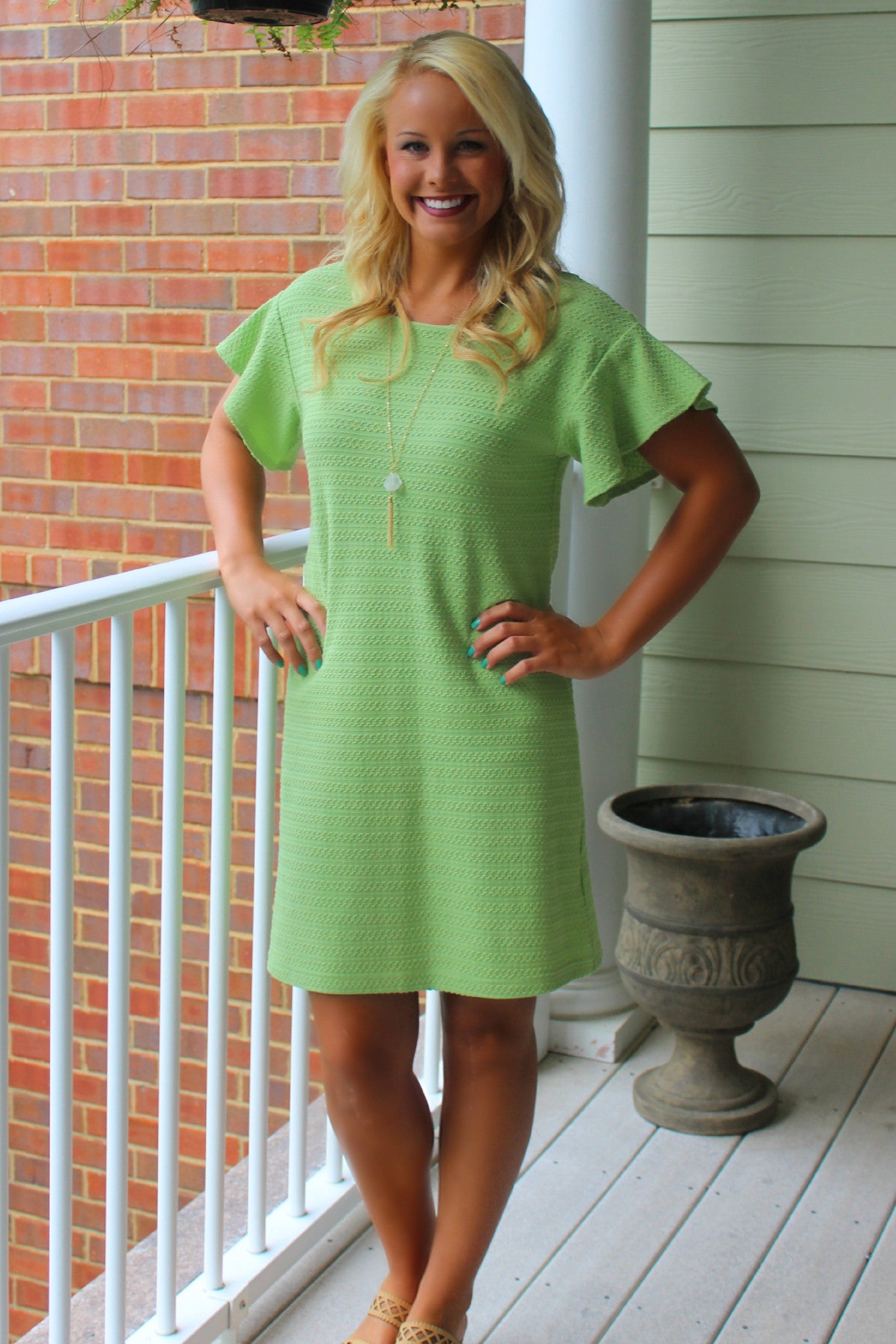 Uncle Frank: Maria Dress, Green