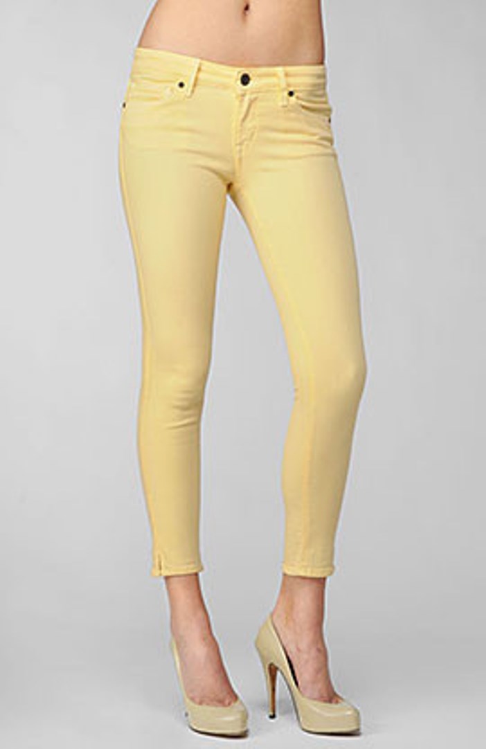 Rich and Skinny: Coronado Crop, Yellow