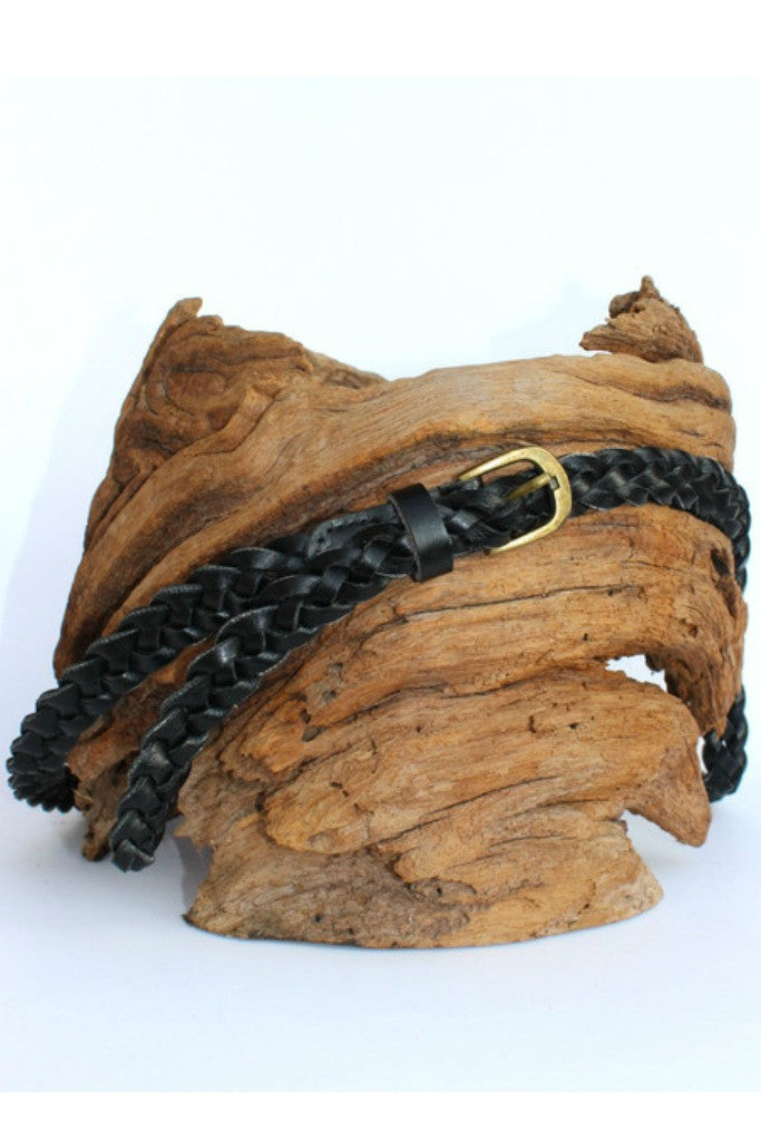 Braided Belt, Black