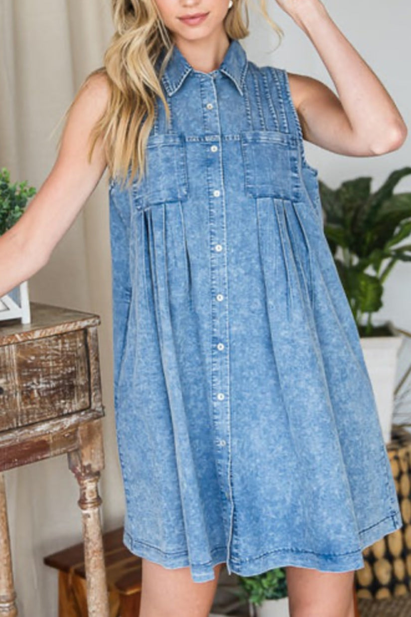 Shania Dress, Denim