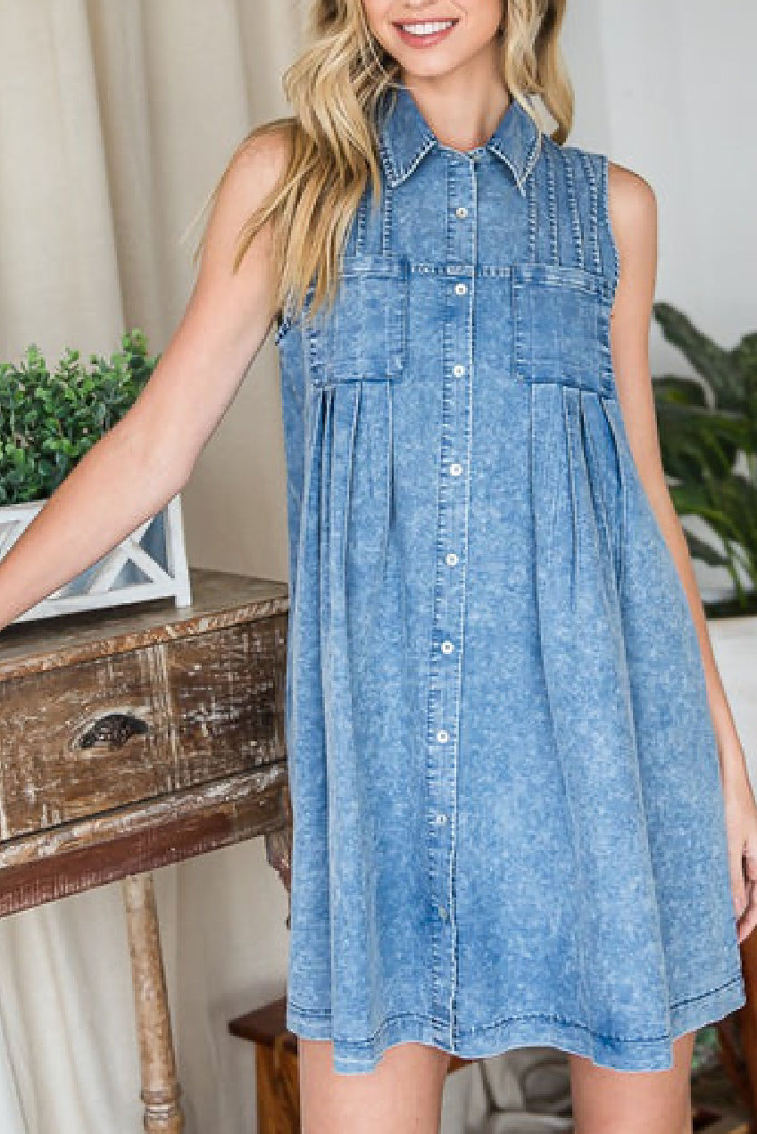 Shania Dress, Denim