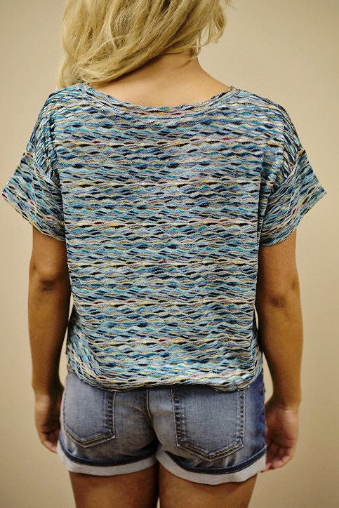 Free People: Paige Top, Blue