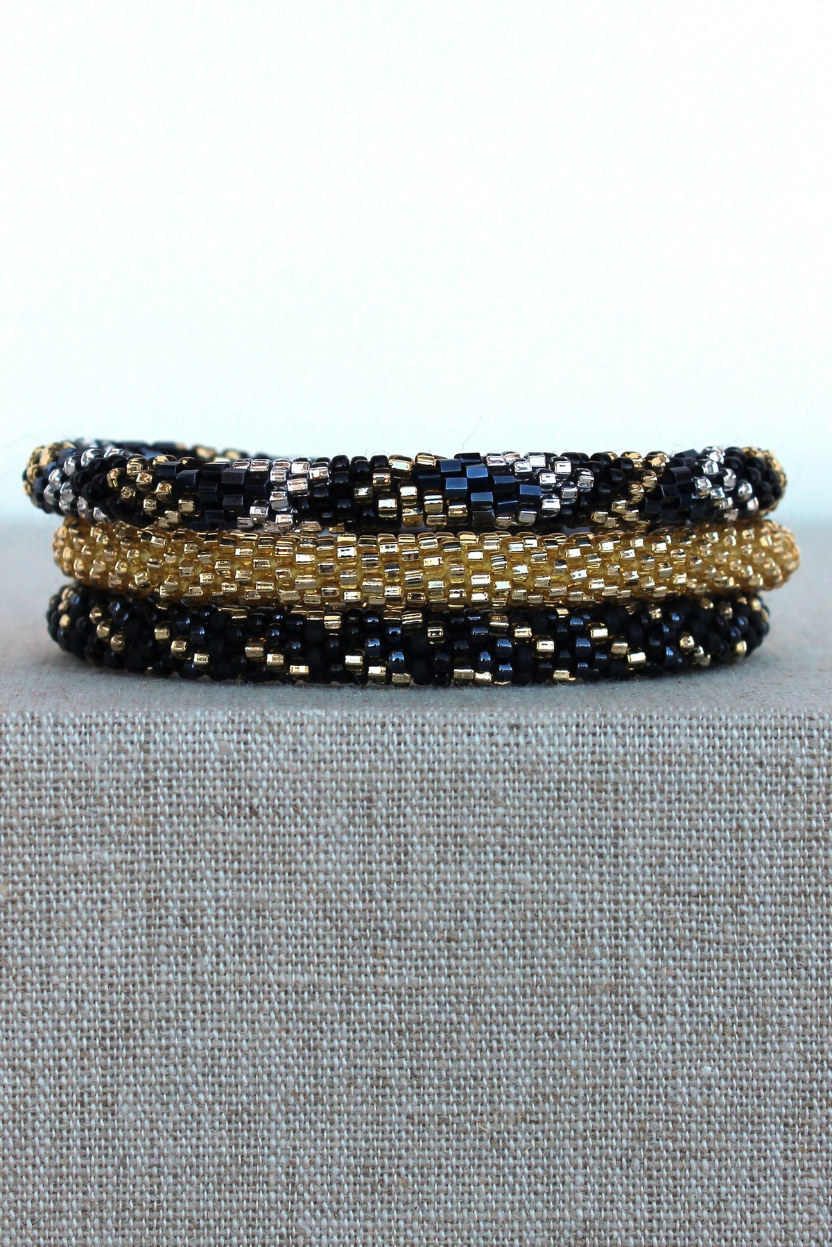 Lily and Laura: Bracelet Set, Black