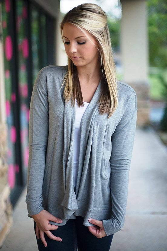 Kensie: Hailey Cardigan, Gray