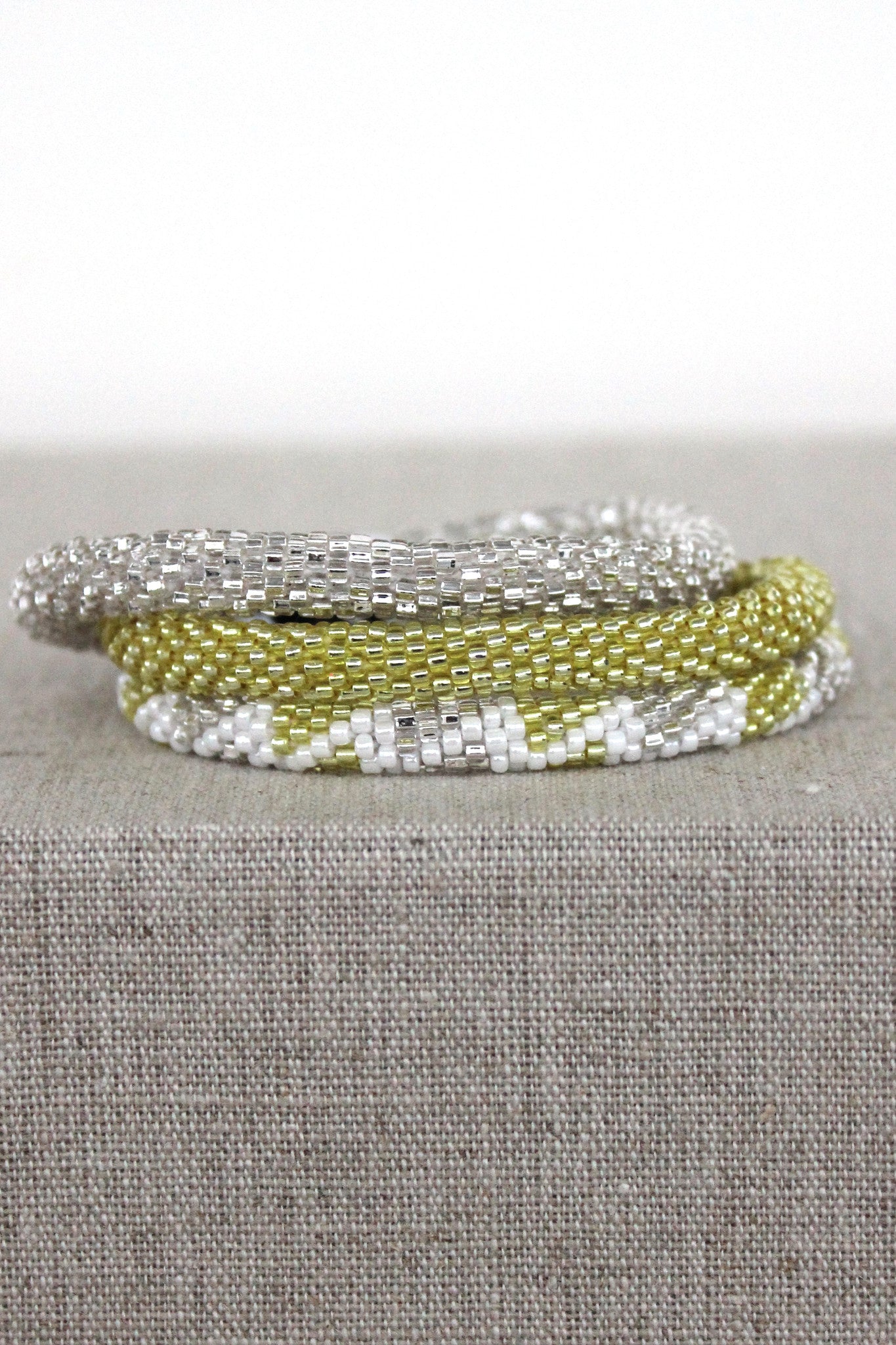 Lily and Laura: Bracelet Set, Yellow