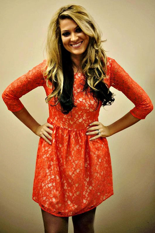 French Connection: Lizzy Dress, Red