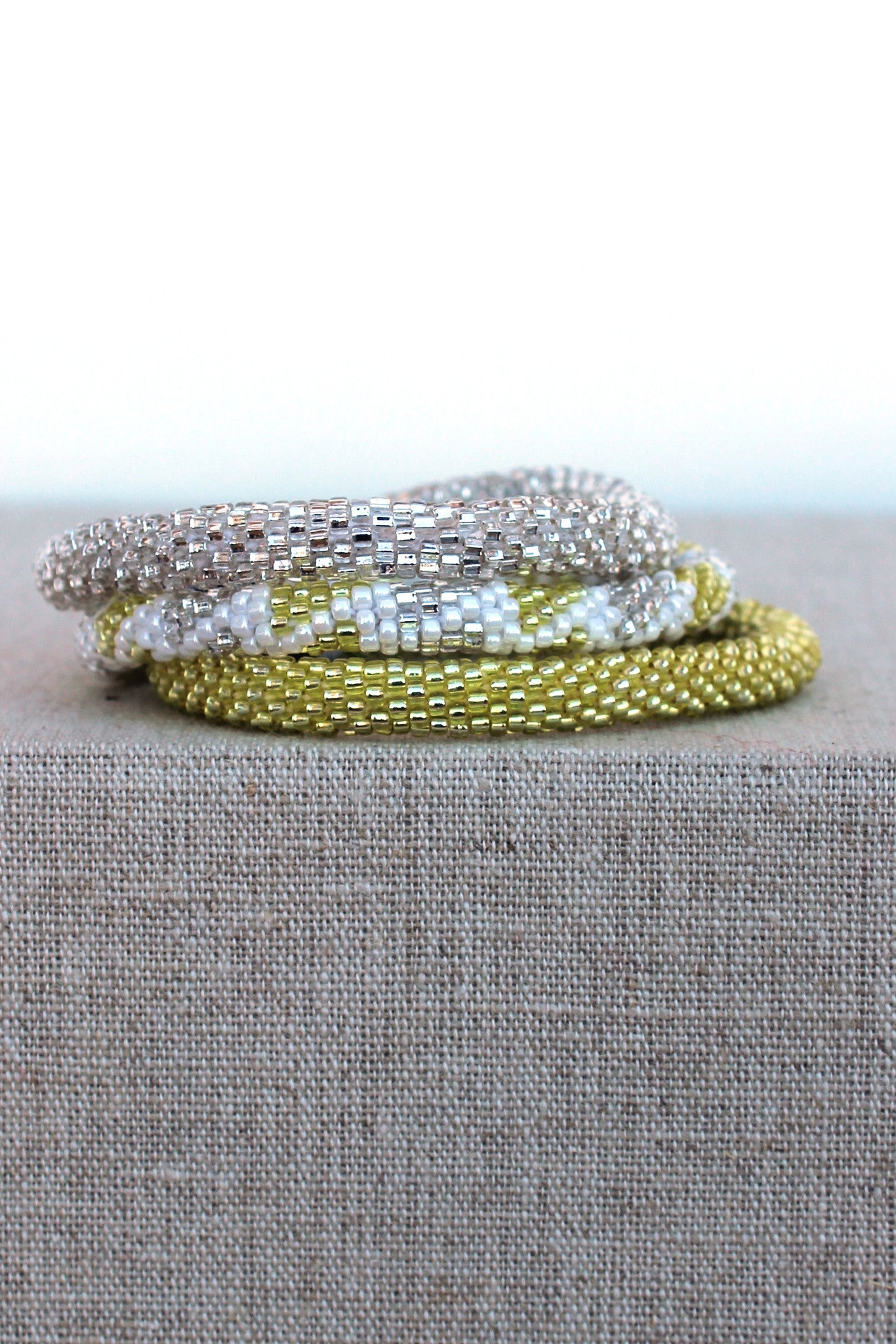 Lily and Laura: Bracelet Set, Yellow