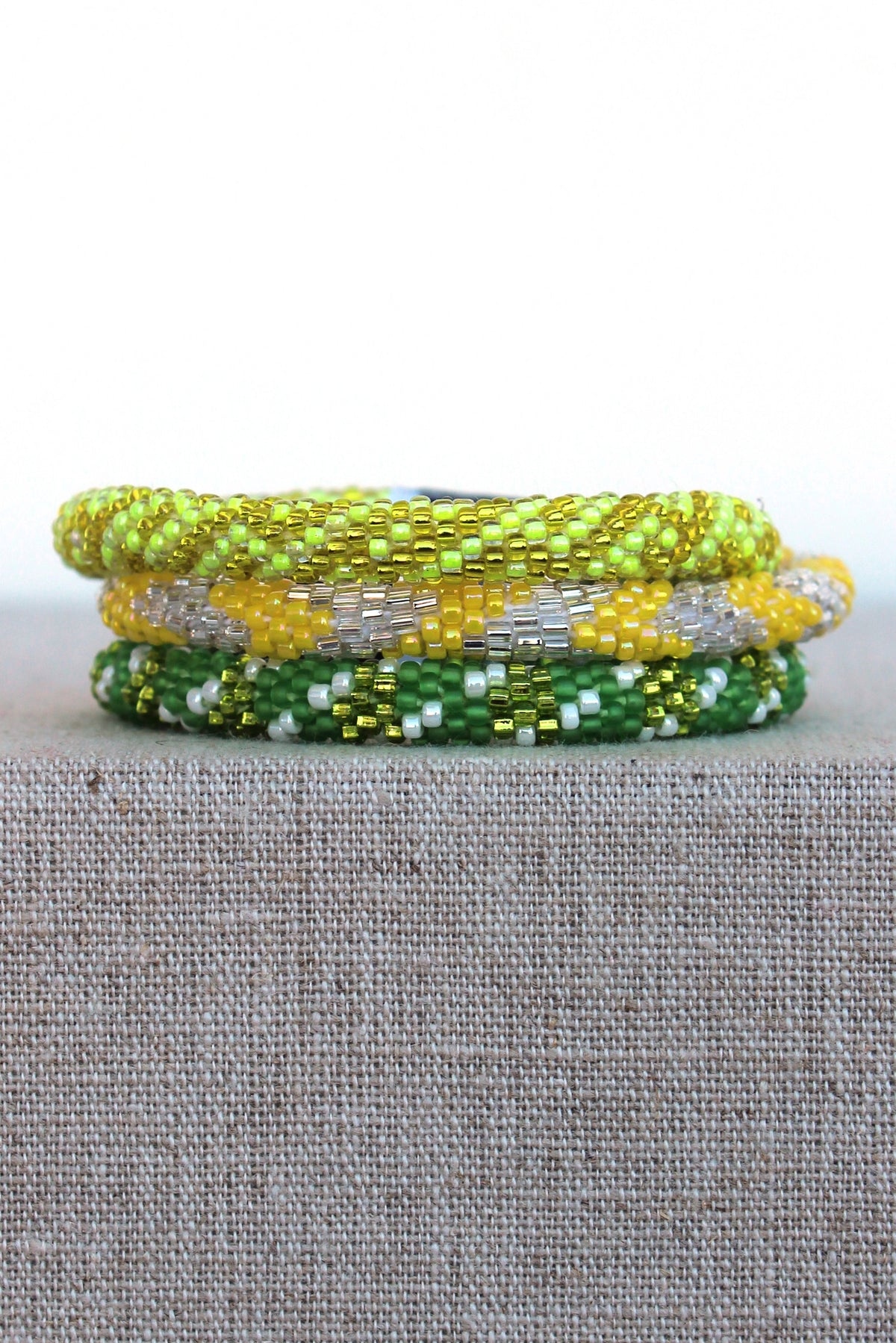 Lily and Laura: Bracelet Set, Lime