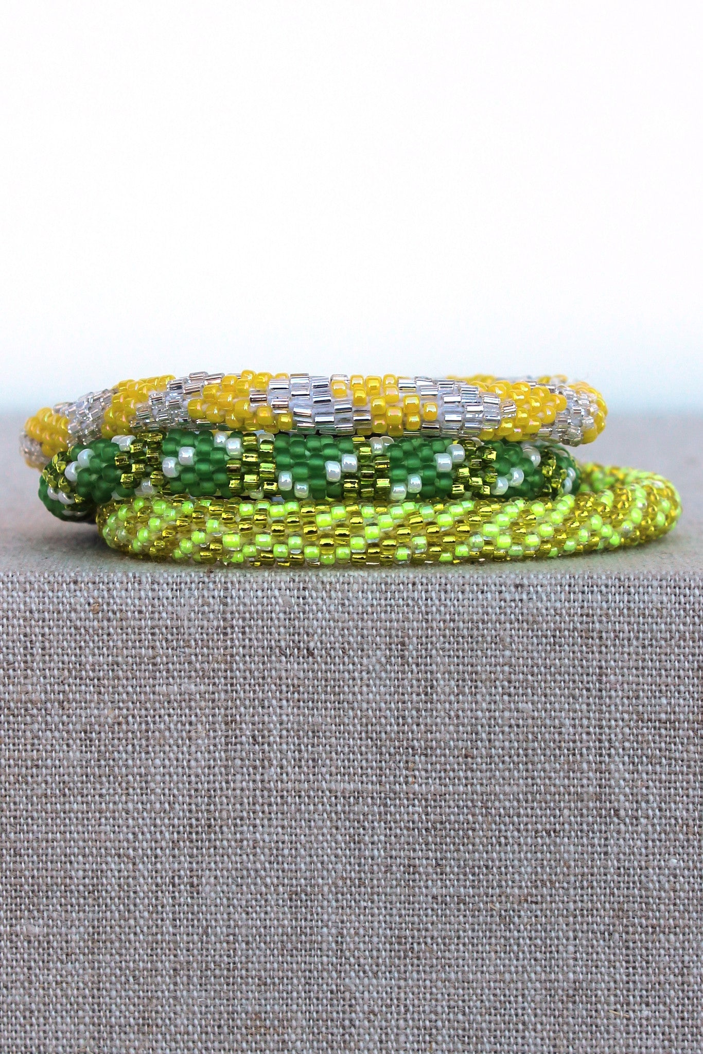 Lily and Laura: Bracelet Set, Lime