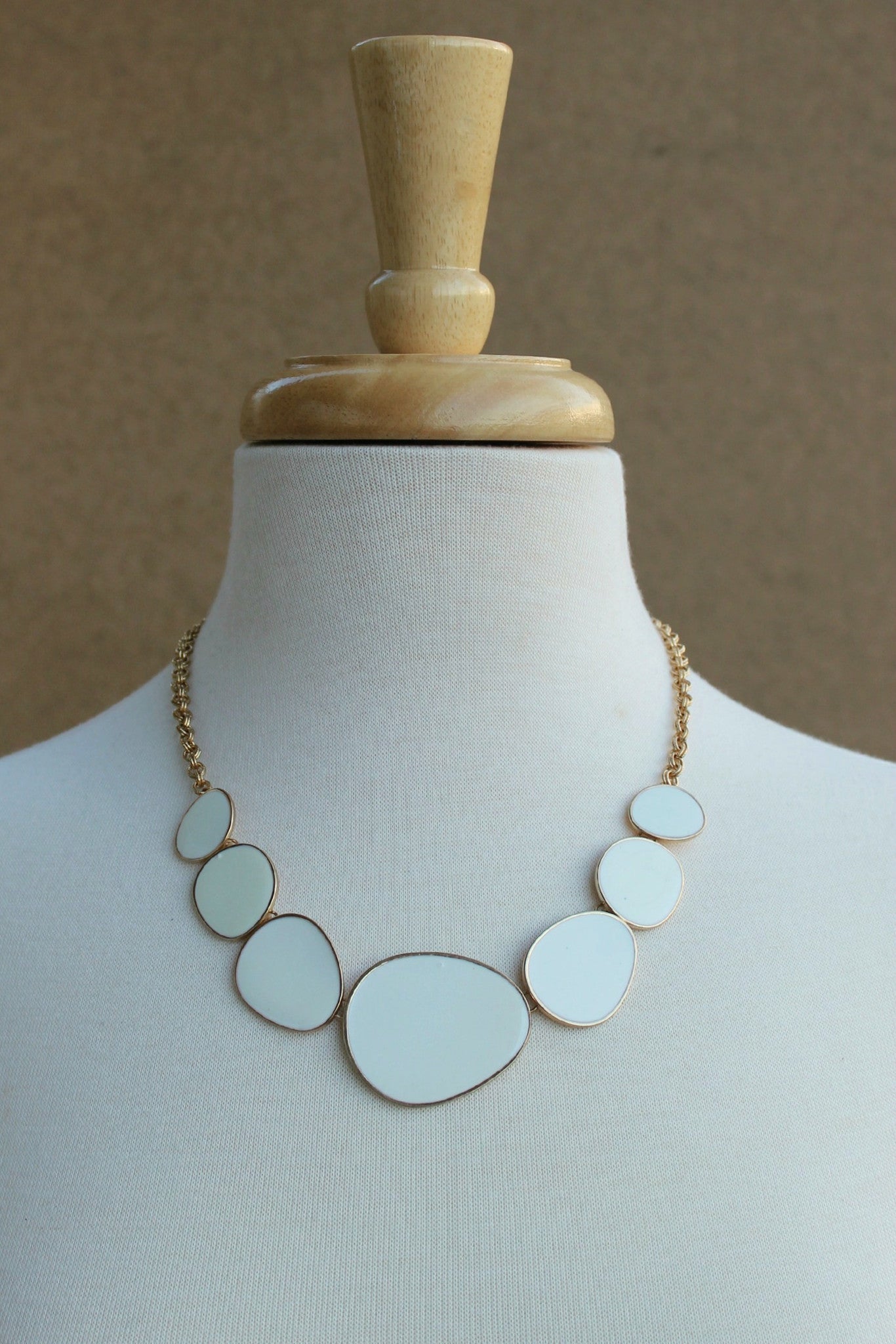 Organic Necklace, Ivory