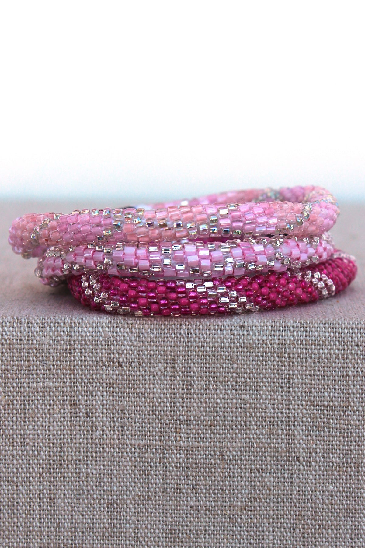 Lily and Laura: Bracelet Set, Pink