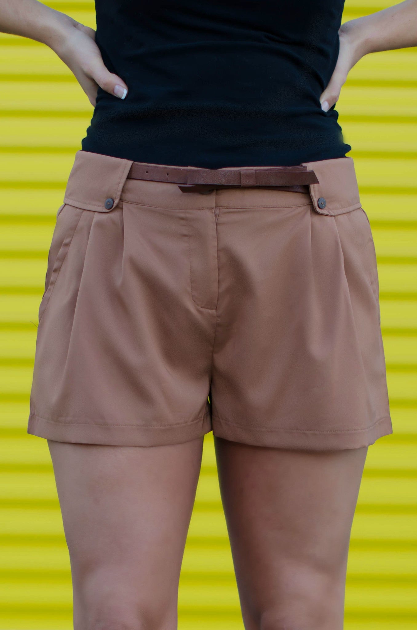 Kerra Shorts, Brown