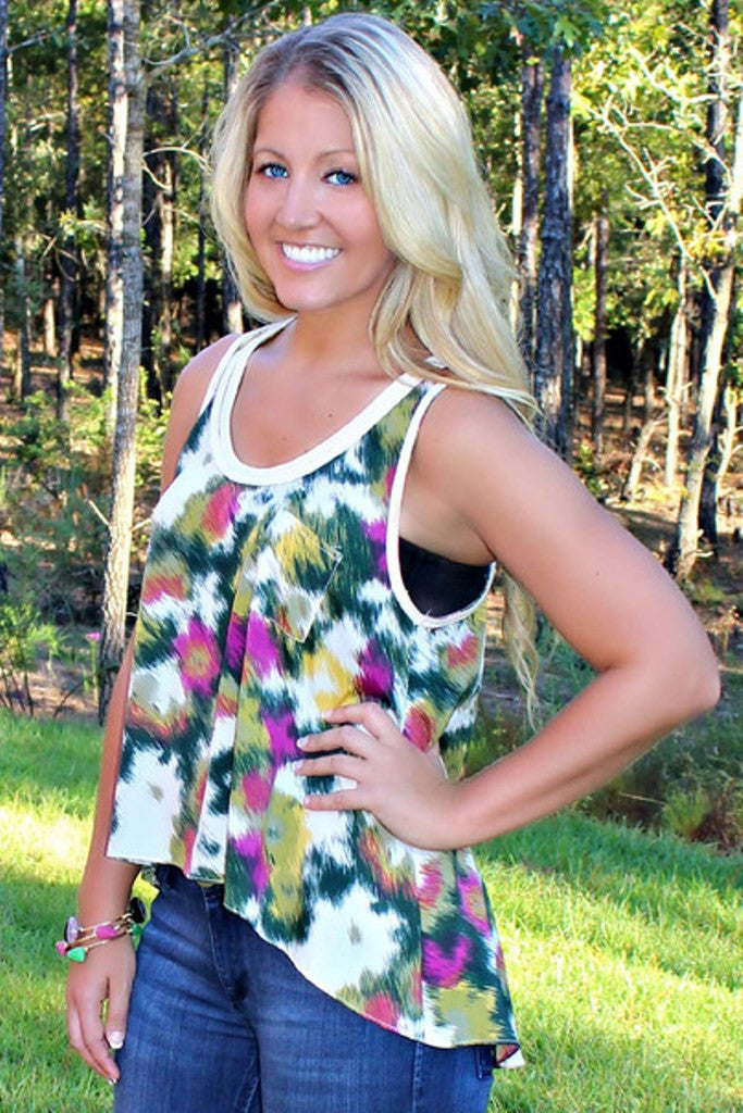 Aryn K: Rachael Top, Green