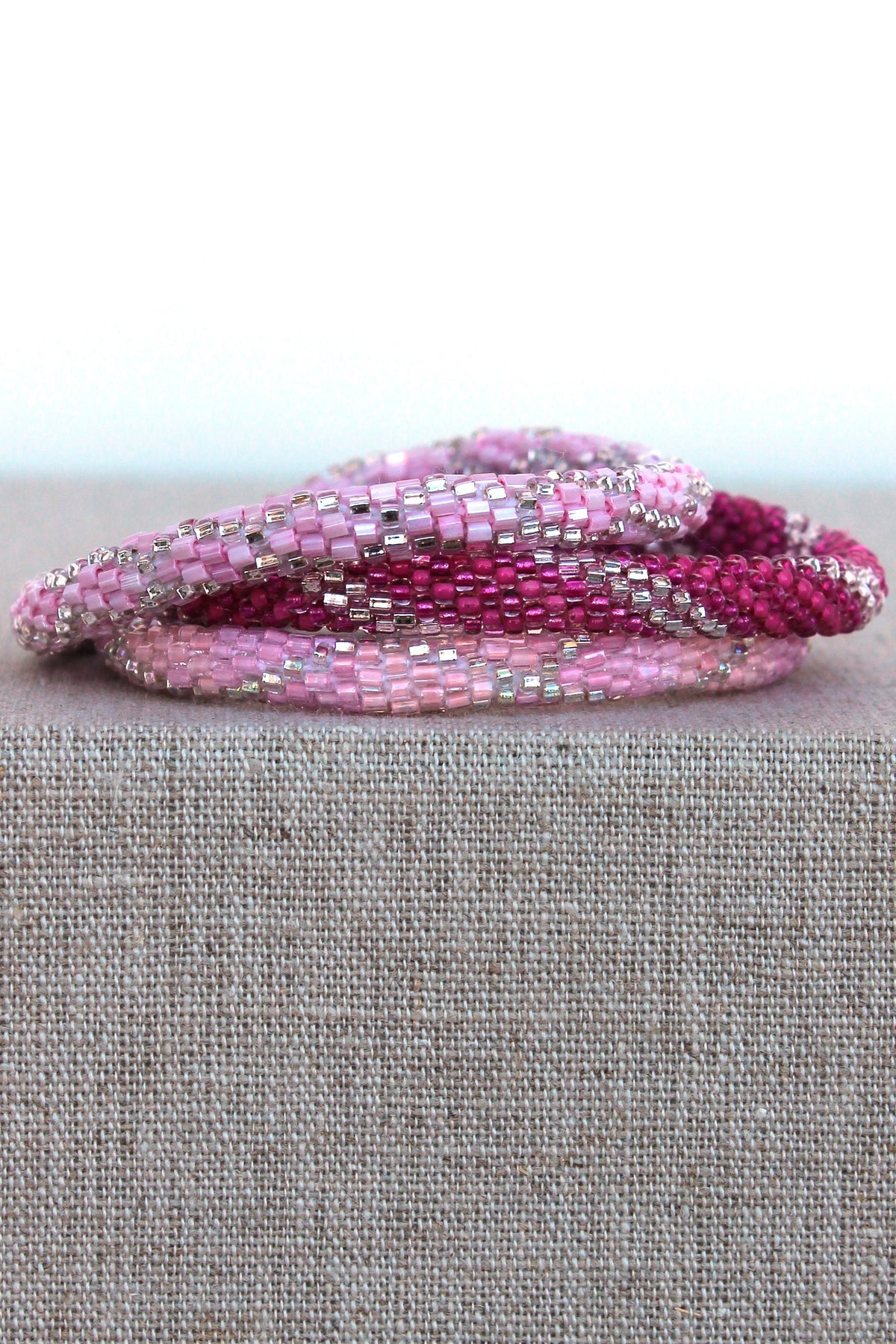 Lily and Laura: Bracelet Set, Pink