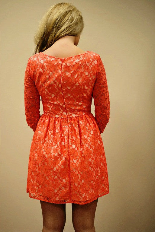 French Connection: Lizzy Dress, Red