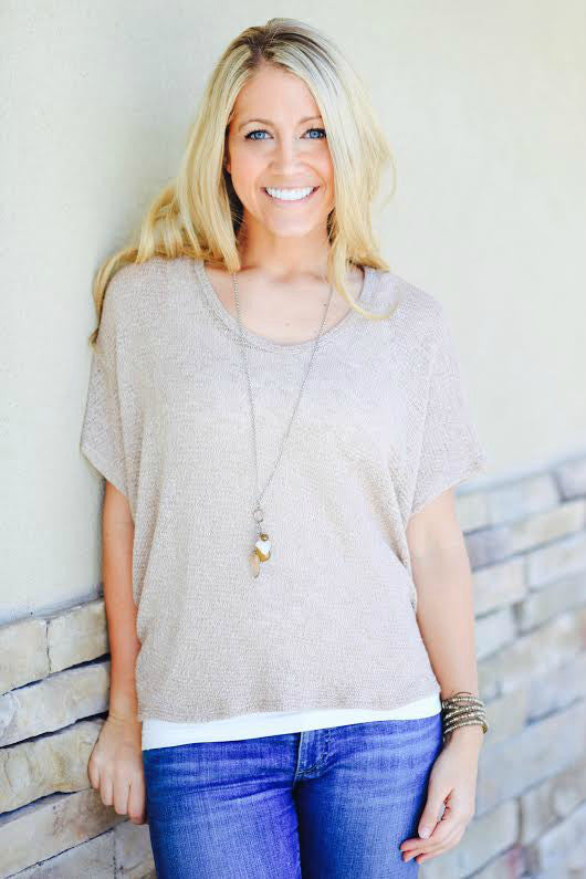 Addison Knit, Taupe