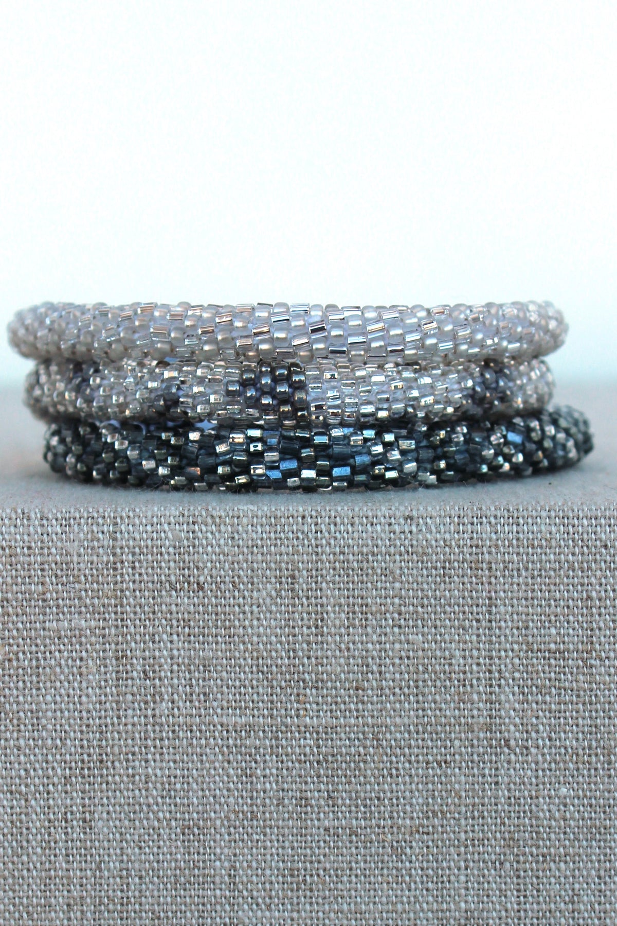 Lily and Laura: Bracelet Set, Gray