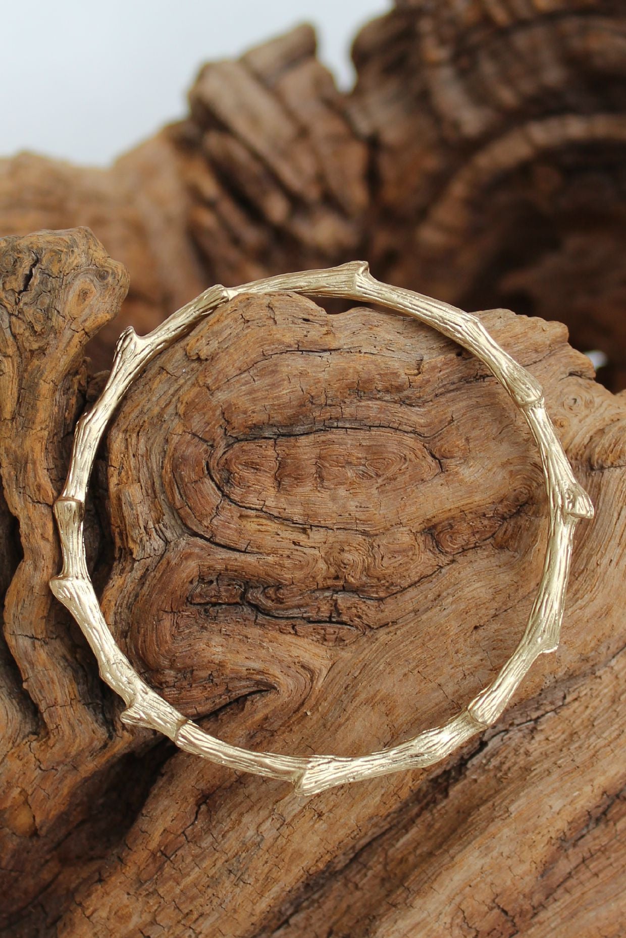 Twig Bracelet, Gold