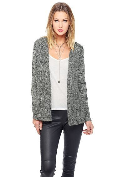 Jack by BB Dakota: Callista Cardigan, Black/White